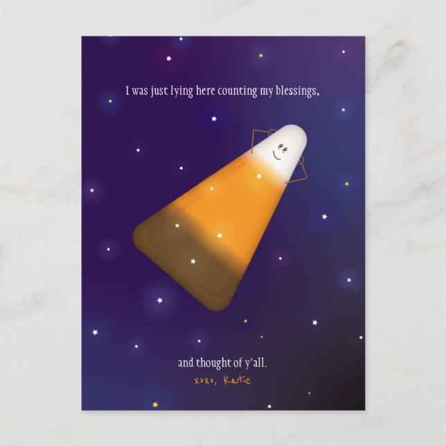 Postal Chocolate Candy Corn (Anverso)