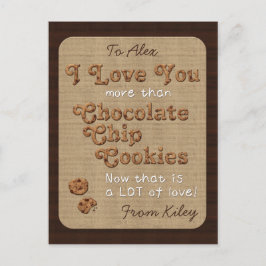 Postal Chocolate Chip Crispy Yummy Cookies Golden Brown