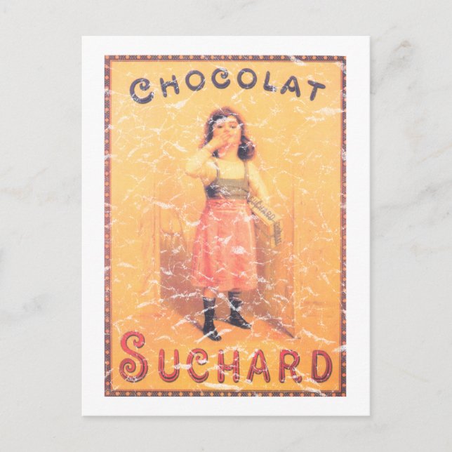 Postal Chocolate de Suchard- afligido (Anverso)