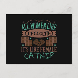 Postal Chocolate - El Chocolate Es Como La Hierba Gatera