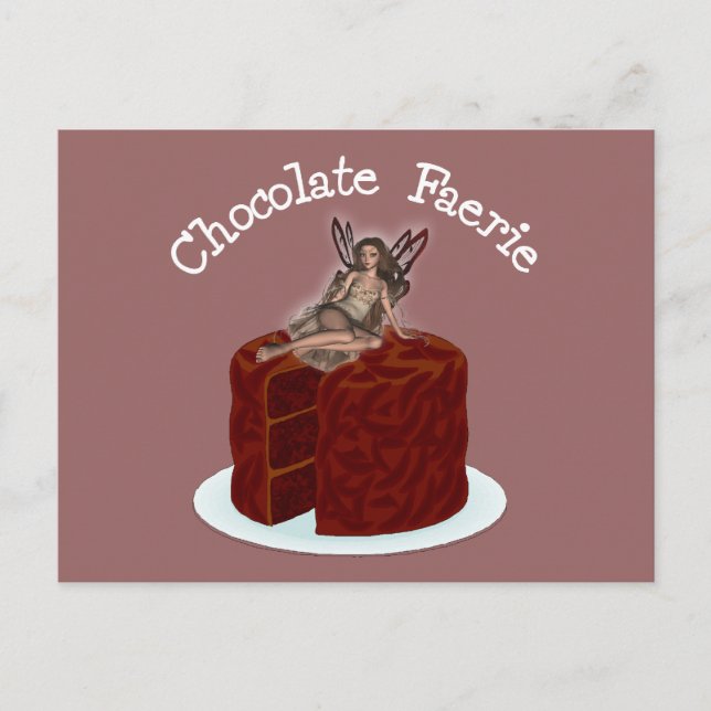 Postal Chocolate Faerie (Anverso)
