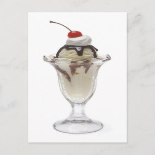 Postal Chocolate Ice Cream Sundae