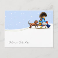 Chocolate Lab Pequeño auxiliar Personalizado de in