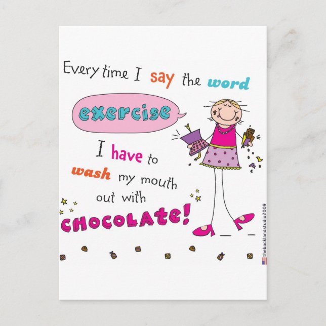 Postal Chocolate Lover (Anverso)