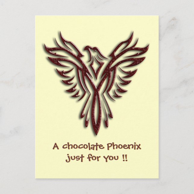 Postal Chocolate Phoenix (Anverso)
