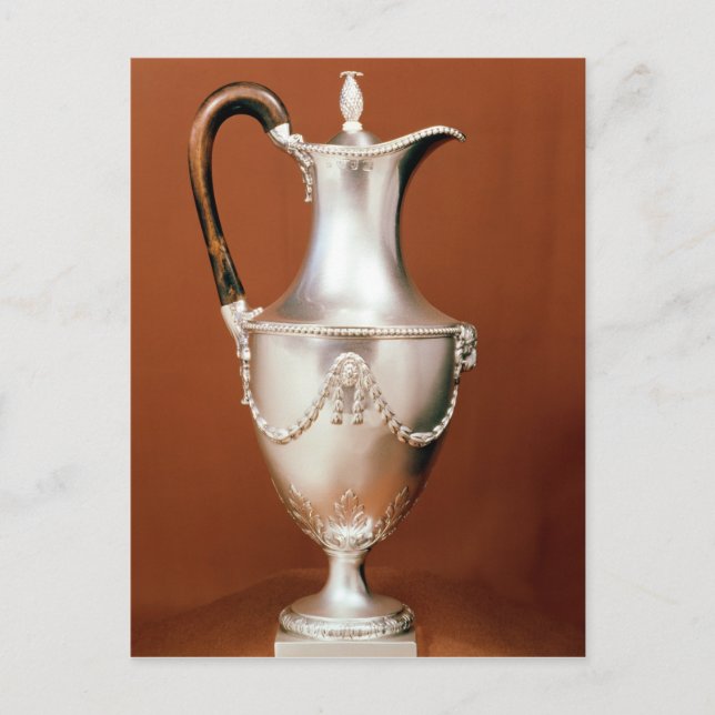 Postal Chocolate-pot, con diseño de posusa y (Anverso)