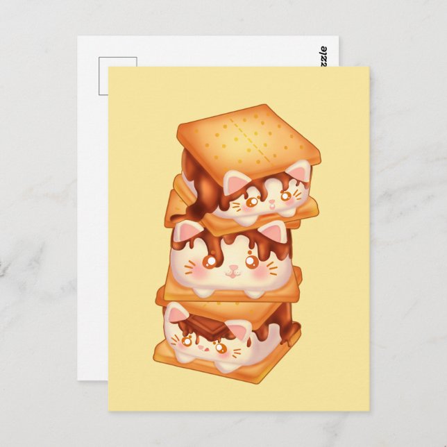 Postal Chocolate S'more (Anverso / Reverso)