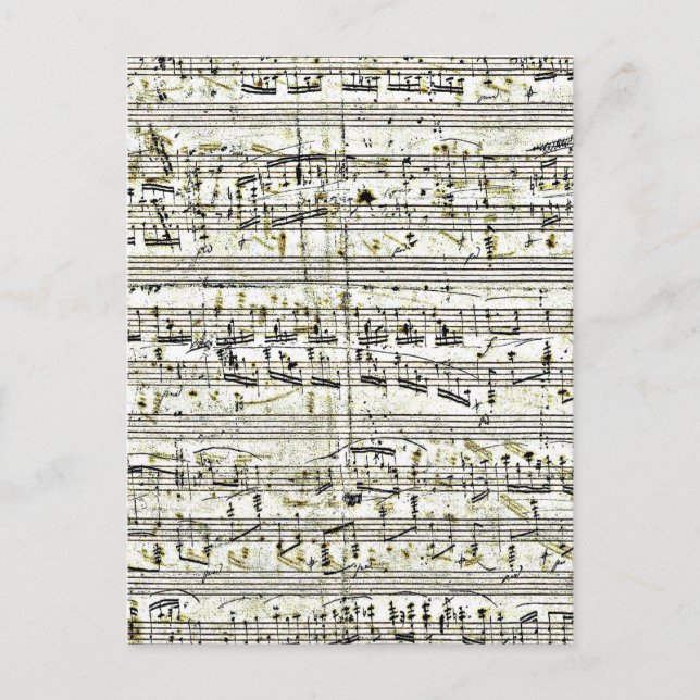 Postal Chopin: Polonesa (Anverso)