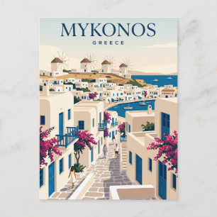 Postal Chora Grecia