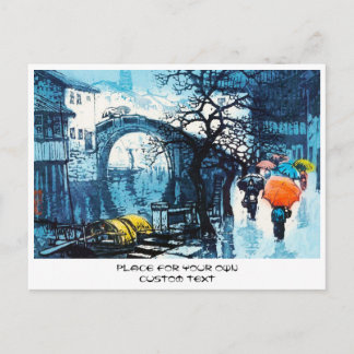 Postal Chou Xing Hua Suzhou Arte chino vintage