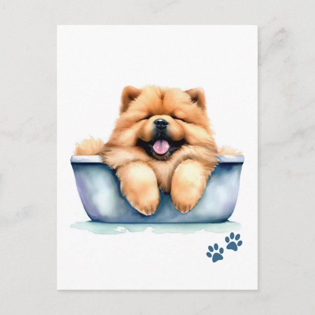 Postal Chow Chow Dog (Anverso)