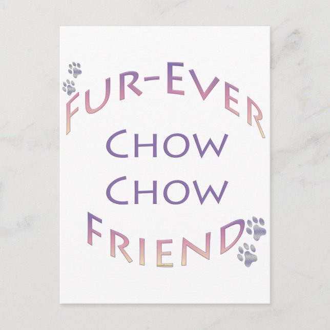 Postal Chow Chow Furever (Anverso)
