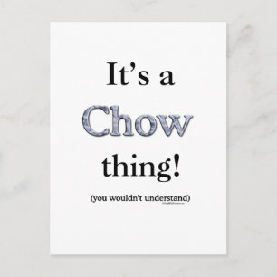 Postal Chow Chow Thing