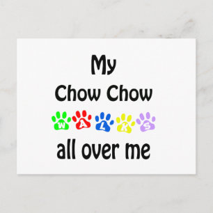 Postal Chow Chow Walks Design