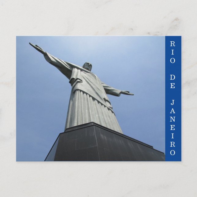 Postal christ rio brazil (Anverso)