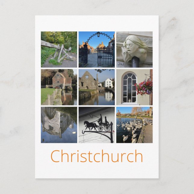 Postal Christchurch (Anverso)