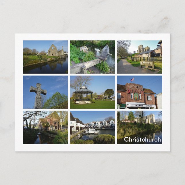 Postal Christchurch (Anverso)