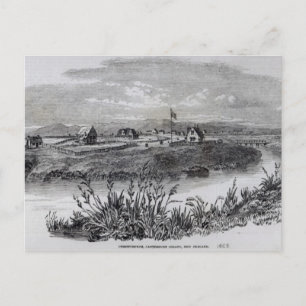 Postal Christchurch, Colonia Canterbury, Nueva Zelandia