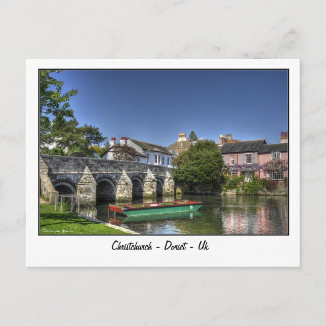 Postal Christchurch - Dorset - Reino Unido (Anverso)