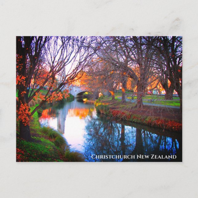Postal Christchurch Nueva Zelanda (Anverso)
