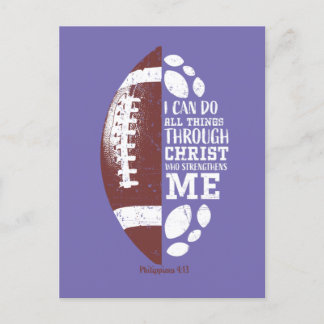 Postal Christian Football Gifts Teen Boys Kids Men Religi