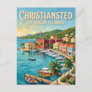 Postal Christiansted Islas Vírgenes de los Estados Unidos