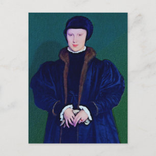 Postal Christina de Dinamarca Esbozo de tinta