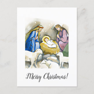 Postal Christmas Card Merry Christmas Wishes Bethlehem F