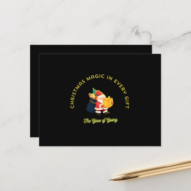 Postal Christmas Magic in Every Gift (Anverso/Reverso In Situ)