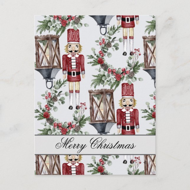 Postal Christmas nutcrackers and lanterns (Anverso)