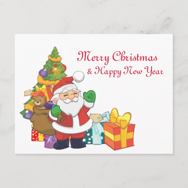 Postal Christmas Postcard (Anverso)