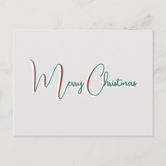 Postal Christmas Postcard (Anverso)