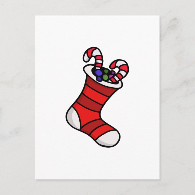 Postal Christmas stocking (Anverso)