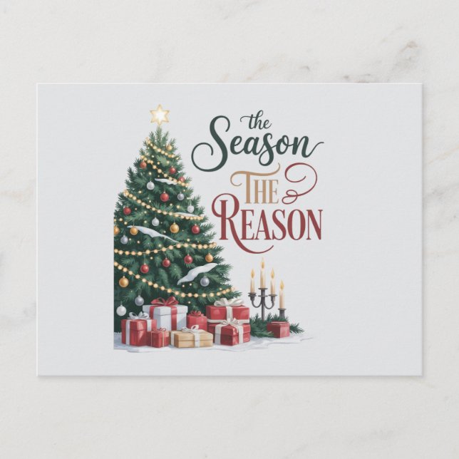 Postal Christmas Tree The Season The Reason (Anverso)