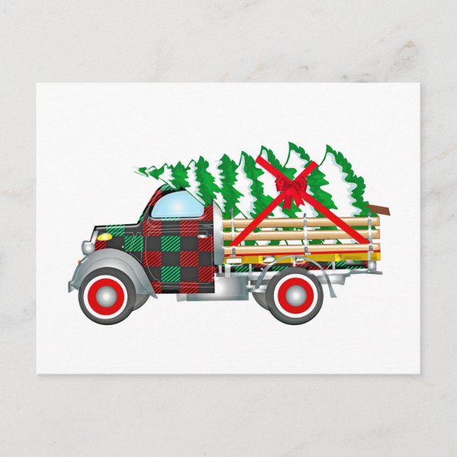 Postal Christmas Truck (Anverso)