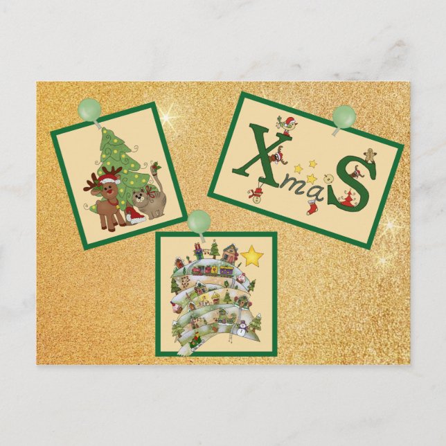 Postal Christmasbild (Anverso)