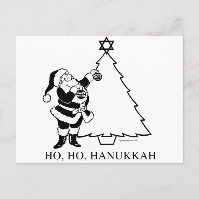 POSTAL CHRISTMUKKAH TREE (Anverso)