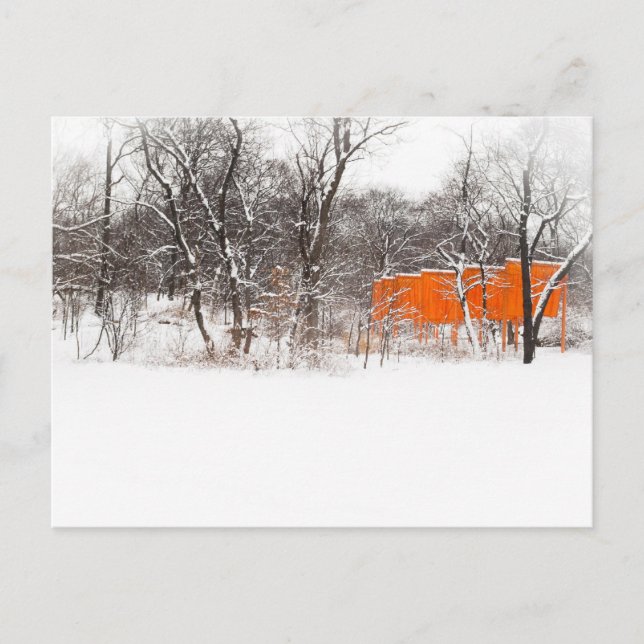 Postal Christo "Las puertas" (Anverso)