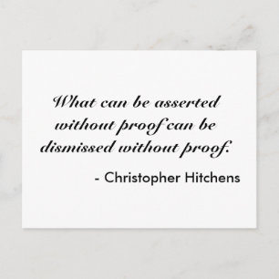 Postal Christopher Hitchens