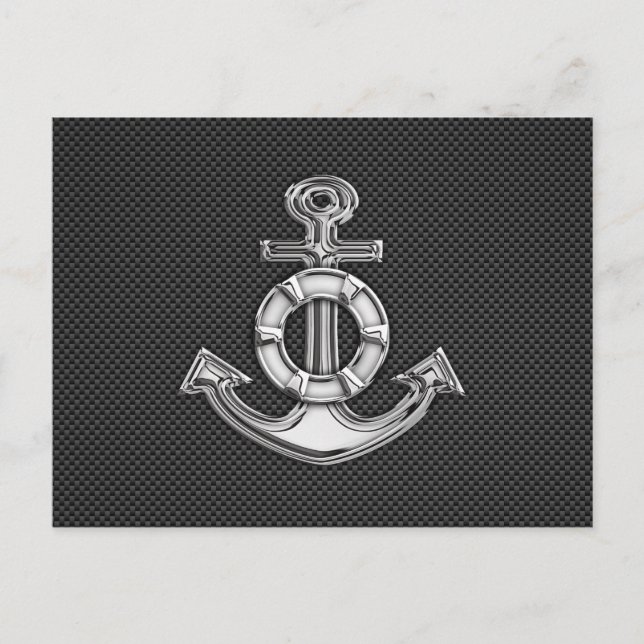 Postal Chrome Lifesaver Anchor on Carbon Fiber (Anverso)