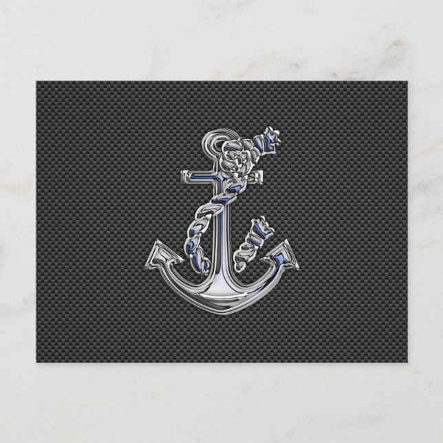 Postal Chrome Like Rope Anchor on Carbon Fiber (Anverso)
