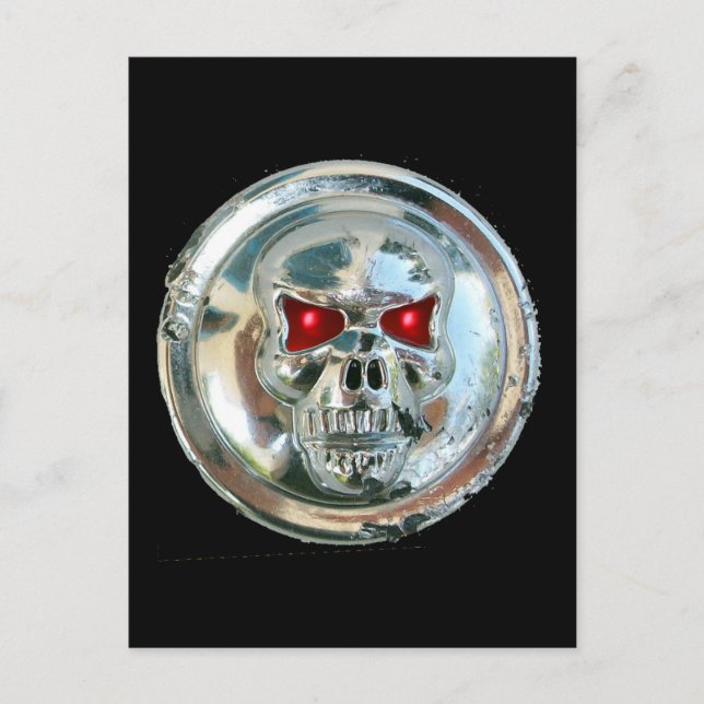 POSTAL CHROME SKULL (Anverso)