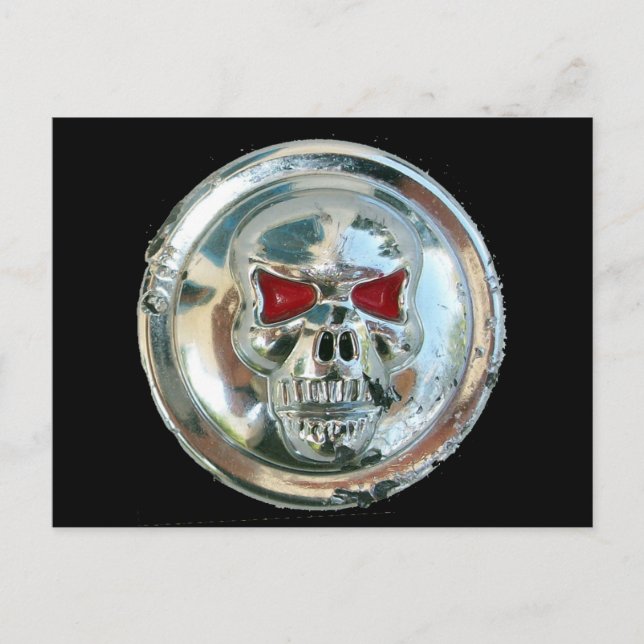 POSTAL CHROME SKULL (Anverso)