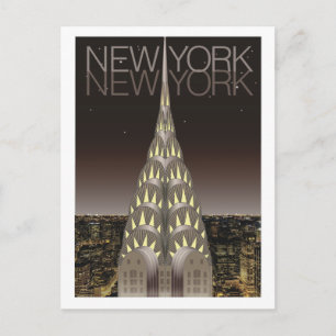 Postal Chrysler Building Post Card