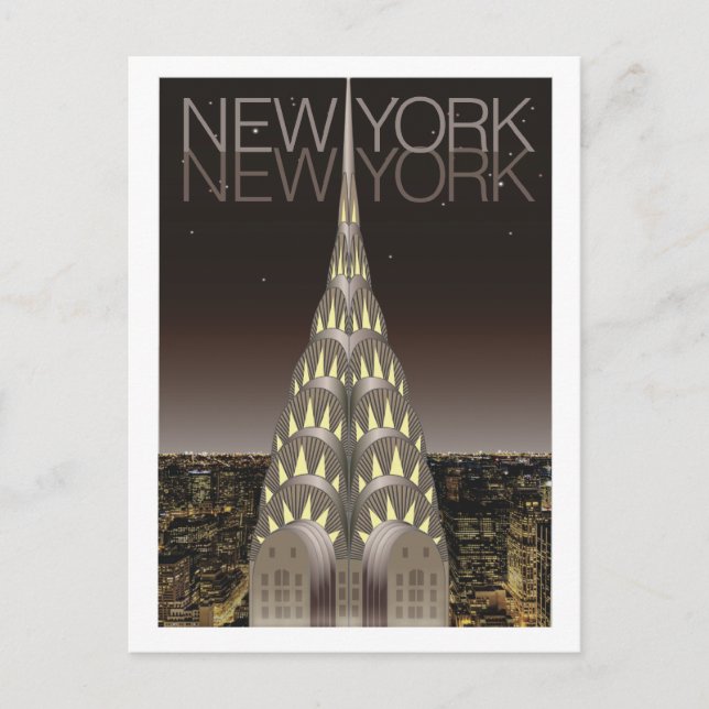 Postal Chrysler Building Post Card (Anverso)