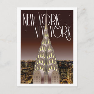 Postal Chrysler Building Post Card
