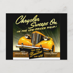 Postal Chrysler De 1938 Sigue