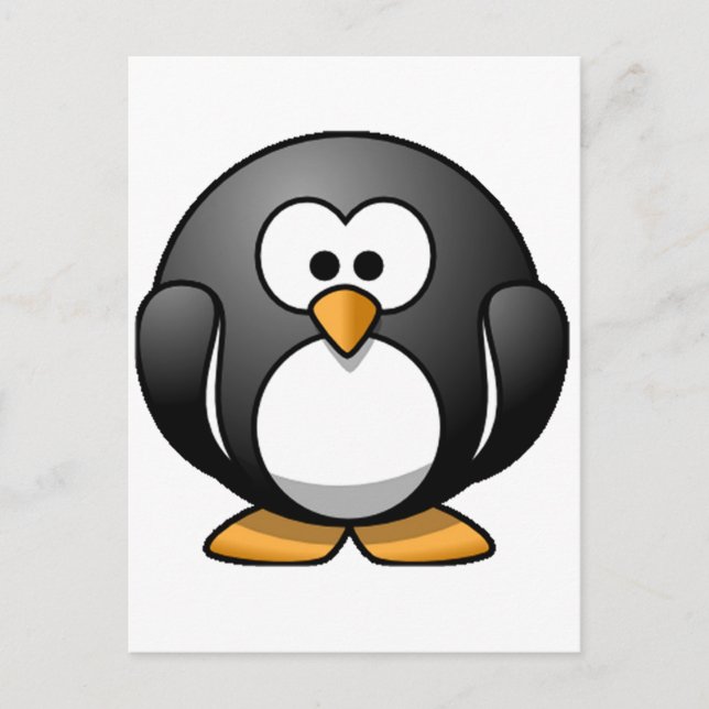 Postal Chubby Penguin (Anverso)