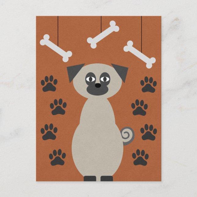 Postal Chug the Pug (Anverso)