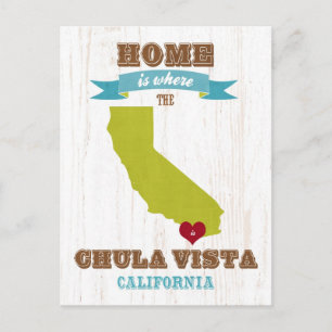 Postal Chula Vista, California Map - Home Es Donde El
